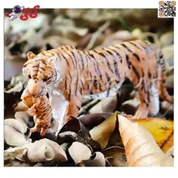 اسباب بازی فیگور حیوانات ماکت خانواده ببر Fiqure of tiger 12731