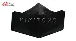 ماسک صورت سه بعدی پارچه ای سه لایه مشکی طرح دار