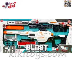 تفنگ اسباب بازی اسنایپر و تک تیرانداز تیر فومی با پوکه پران SNIPER GUN XH9966