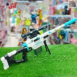 تفنگ اسباب بازی اسنایپر و تک تیرانداز تیر فومی با پوکه پران SNIPER GUN XH9966