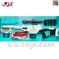 تفنگ اسباب بازی اسنایپر و تک تیرانداز تیر فومی با پوکه پران SNIPER GUN XH9966
