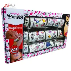 برچسب تاتو موقت دخترانه Magic Tattos 8120