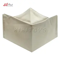 ماسک صورت سه بعدی پارچه ای سه لایه سفید