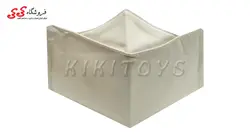 ماسک صورت سه بعدی پارچه ای سه لایه سفید