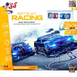 اسباب بازی ریسینگ کنترلی برقی دو حلقه RACING TRACK jj342
