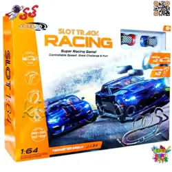 اسباب بازی ریسینگ کنترلی برقی دو حلقه RACING TRACK jj342