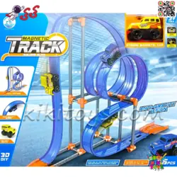 اسباب بازی پیست مسابقه هات ویلز با ماشین ضد جاذبه MAGNETIC RACING TRACK 679616