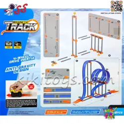 اسباب بازی پیست مسابقه هات ویلز با ماشین ضد جاذبه MAGNETIC RACING TRACK 679616