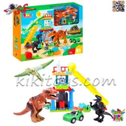 لگو دوپلو مبارزه دایناسور تیرکس کودک قطعه درشت JDLT 5409