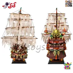 لگو کشتی هلندی سرگردان دزدان دریایی بادبانی بزرگ The Flying Dutchman 13138