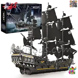 لگو کشتی بادبانی دزدان دریایی کارائیب مروارید سیاه برند مولدکینگ MOULD KING 13111