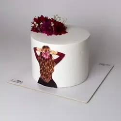 کیک دخترانه کد هشت