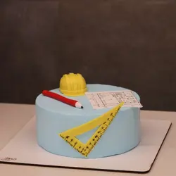 کیک روز مهندس -عمران-معماری-ساختمان