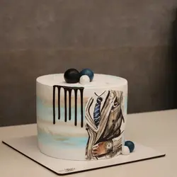 کیک پیراهن مردانه تصویری کد یک