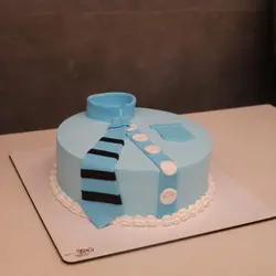 کیک پیراهن مردانه سرمه ای