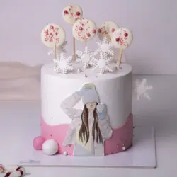 کیک دختر زمستونی کددو