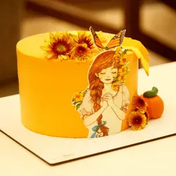 کیک پاییزی کد 02