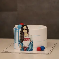 کیک دخترانه کد چهار