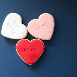 کوکی سه تایی قلب