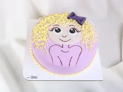 کیک دخترک ژولیده