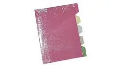 دیوایدر مقوایی سایز A5 بسته 100 عددی