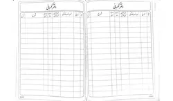 دفتر 200 برگ نگهبانی خودرو saadi