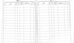 دفتر 100 برگ نگهبانی خودرو