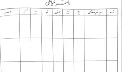 دفتر خیاطی 100 برگ رحلی جلد گالینگوری