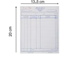 فاکتور کاربن دار سایز 18×13 سانتیمتر