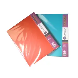 دفتر کلاسوری 100 برگ جلد طلقی