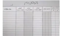 دفتر 100 برگ انتقال سهام