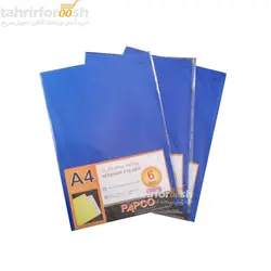 پوشه L PAPCO  بسته 6 عددی