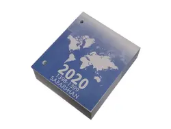 تقویم رومیزی میلادی مدل Safari 2020