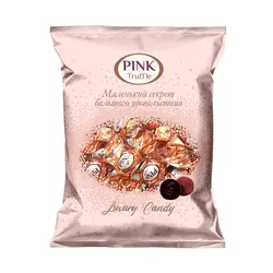 شکلات ترافل پینک با مغز خامه شکلاتی _ 500 گرمpink truffle