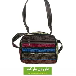کیف جاجیم یا جاجیمی دوشی زنانه 3 زیپ