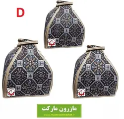 ست کیف و کاور دیگ و قابلمه مدل D طرح سنتی و جاجیم 3 عددی