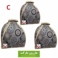 ست کیف و کاور دیگ و قابلمه مدل C طرح سنتی و جاجیم 3 عددی
