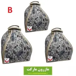 ست کیف و کاور دیگ و قابلمه مدل B طرح سنتی و جاجیم 3 عددی