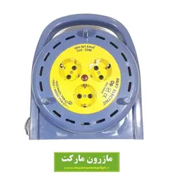 رابط برق 3 خانه 10 متری (قرقره) پارت الکتریک مدل PE535 کد: ESS-006