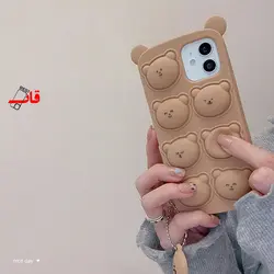قاب آیفون طرح فیجت خرسی Teddy