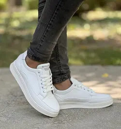 فروش  فوق العاده این هفته کفش مدل باکیفیت  ریبوک Reebok مردانه پسرانه به رنگ مشکی سفید با ارسال رایگان کد 35111 رنگ سفید طوسی