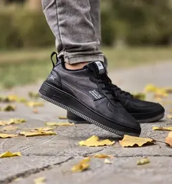 حراج  ویژه کفش تابستانه مردانه پسرانه طبی  زیره پیو رنگ مشکی براق  با ارسال رایگان2293