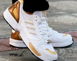 تخفیف  فوق العاده این هفته مدلZx   پیاده روی مردانه به رنگ سفید طلایی با ارسال رایگان  کد ۳۳۵۶