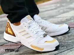 تخفیف  فوق العاده این هفته مدلZx   پیاده روی مردانه به رنگ سفید طلایی با ارسال رایگان  کد ۳۳۵۶