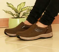 حراج محدود کفش طبی استاندارد اداری مجلسی مردانه رنگ قهوه ای با ارسال رایگان  کد 2888