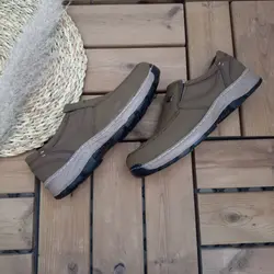 حراج فوق العاده کفش طبی استاندارد اداری مجلسی مردانه زیره دورنگ  قهوه ای با ارسال رایگان