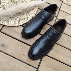 کفش اداری مجلسی پسرانه مردانه بزرگپا مدل اکو با کیفیت بالا بدون بند با ارسال رایگان 2176