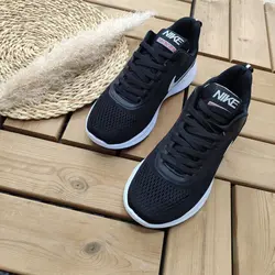 فروش فوق العاده کفش مدل نایک مردانه پسرانه به رنگ مشکی نایک سفید جذاااب  با ارسال رایگان کد 3586