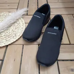 کفش اسپرت راحتی  پسرانه مردانه بزرگپا مدل اسکیچرز با کیفیت بالا بدون بند با ارسال رایگان