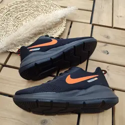 کفش مدل نایک مردانه پسرانه به رنگ مشکی نایک مشکی نایک نارنجی با ارسال رایگان کد 3585